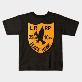 2nd Squadron, 1st Cav Regt  LRRP - Black Hawk Kids T-Shirt